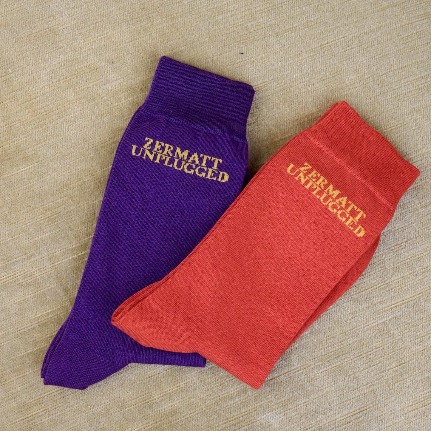 Socken farbig